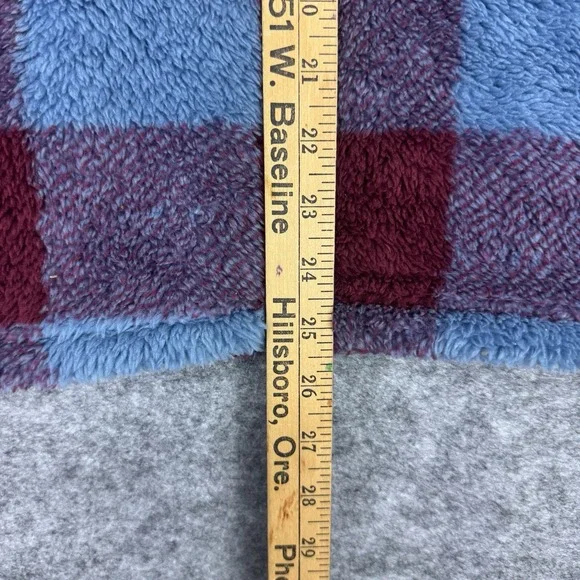 Eddie Bauer Y2K 1/4 Zip Fuzzy Blanket Fleece Soft Women's Size Large - Picture 7 of 7